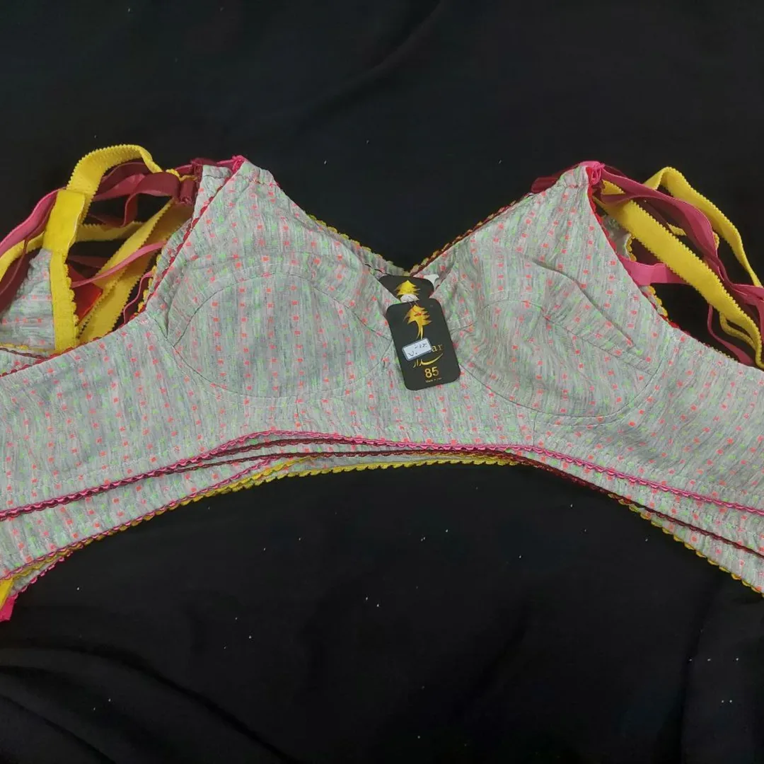 سوتین خالدار پنبه ای سایز ۷۵.۸۰.۸۵